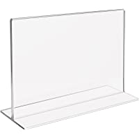 HMF 46925 Soporte de Sobremesa recto de Acrílico | DIN A4 Apaisado | Transparente